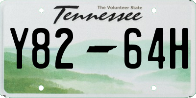 TN license plate Y8264H
