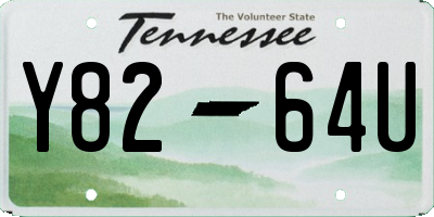 TN license plate Y8264U