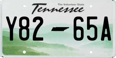 TN license plate Y8265A
