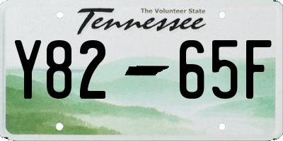 TN license plate Y8265F