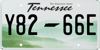 TN license plate Y8266E