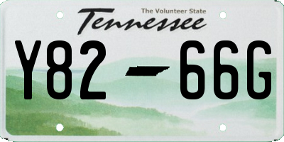 TN license plate Y8266G