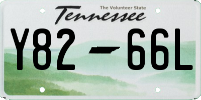 TN license plate Y8266L
