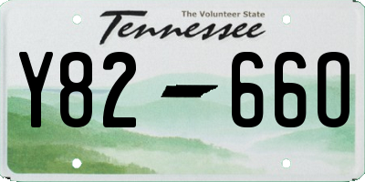 TN license plate Y8266O