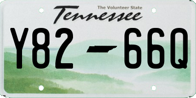 TN license plate Y8266Q