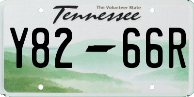TN license plate Y8266R