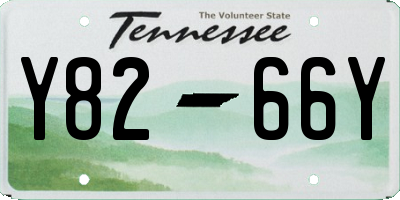 TN license plate Y8266Y