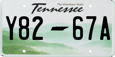 TN license plate Y8267A