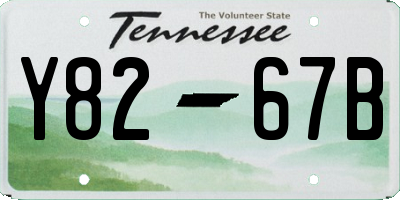 TN license plate Y8267B