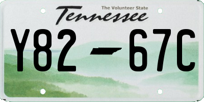 TN license plate Y8267C