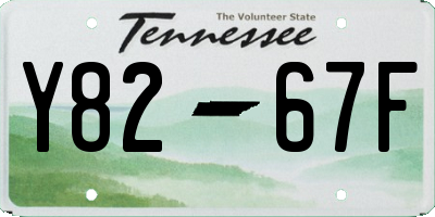 TN license plate Y8267F