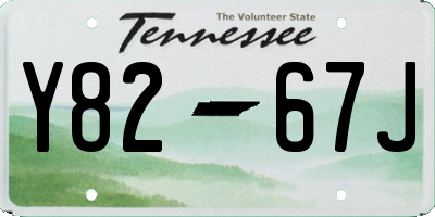 TN license plate Y8267J