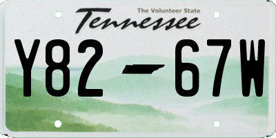 TN license plate Y8267W