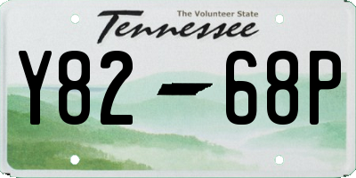 TN license plate Y8268P