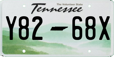 TN license plate Y8268X