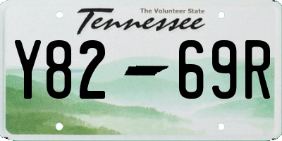 TN license plate Y8269R
