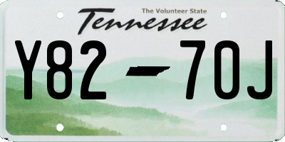 TN license plate Y8270J