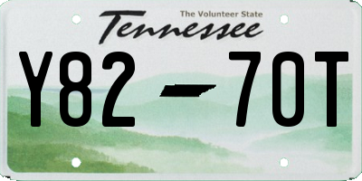 TN license plate Y8270T