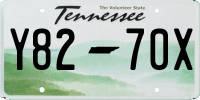 TN license plate Y8270X