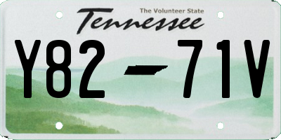TN license plate Y8271V