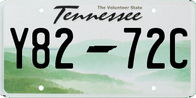 TN license plate Y8272C
