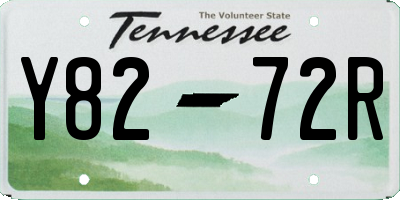 TN license plate Y8272R