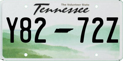 TN license plate Y8272Z