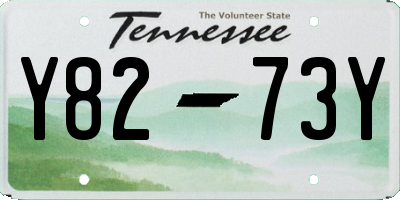 TN license plate Y8273Y