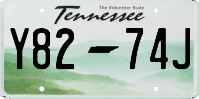 TN license plate Y8274J