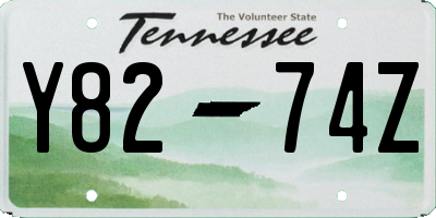 TN license plate Y8274Z