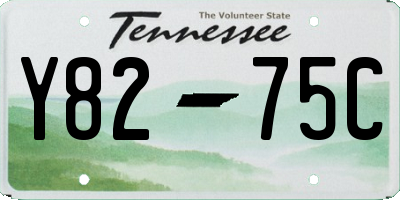TN license plate Y8275C