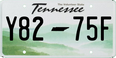 TN license plate Y8275F