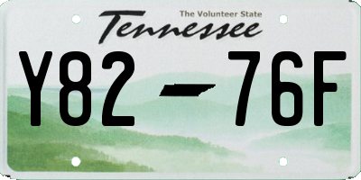 TN license plate Y8276F