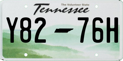 TN license plate Y8276H
