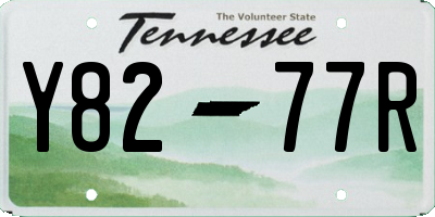 TN license plate Y8277R