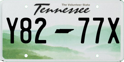 TN license plate Y8277X