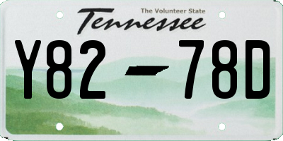 TN license plate Y8278D