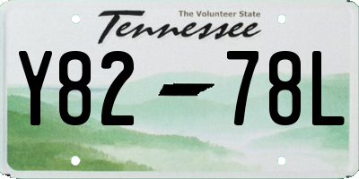 TN license plate Y8278L