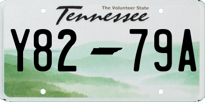 TN license plate Y8279A