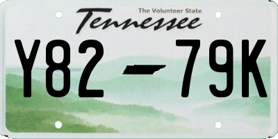 TN license plate Y8279K