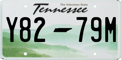 TN license plate Y8279M