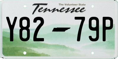TN license plate Y8279P