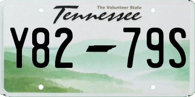 TN license plate Y8279S