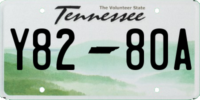TN license plate Y8280A