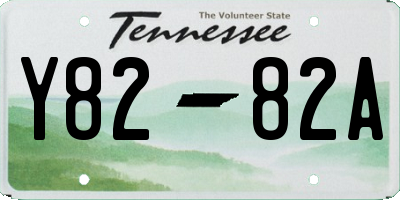 TN license plate Y8282A