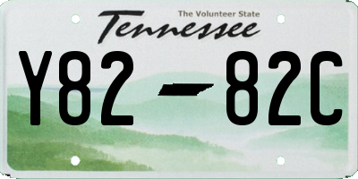 TN license plate Y8282C