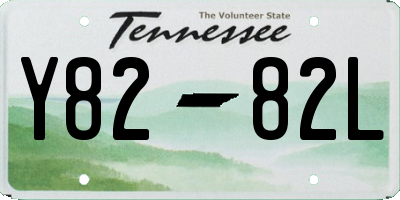 TN license plate Y8282L