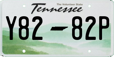 TN license plate Y8282P