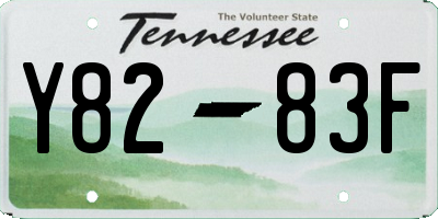 TN license plate Y8283F