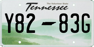 TN license plate Y8283G